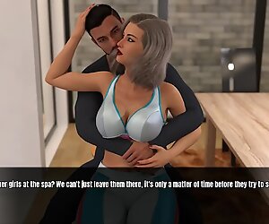 Boobs pressing, maid boobs press