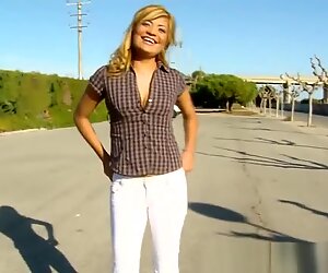 Real babe fucked public