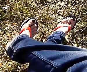 Sexy feet and sexy walk